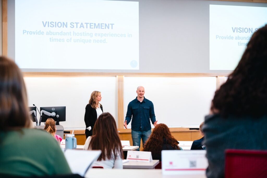 Classroom presentation at UNL